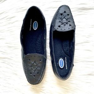 Dr. Scholl’s Slip On Shoes Black Leather 7